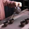 High Quality Travel Tea Sets, Portable Ceramic Kungfu Tea Pot and Cup Set, Purple Clay Tea Pot Set, Chinese Tea Ceremony