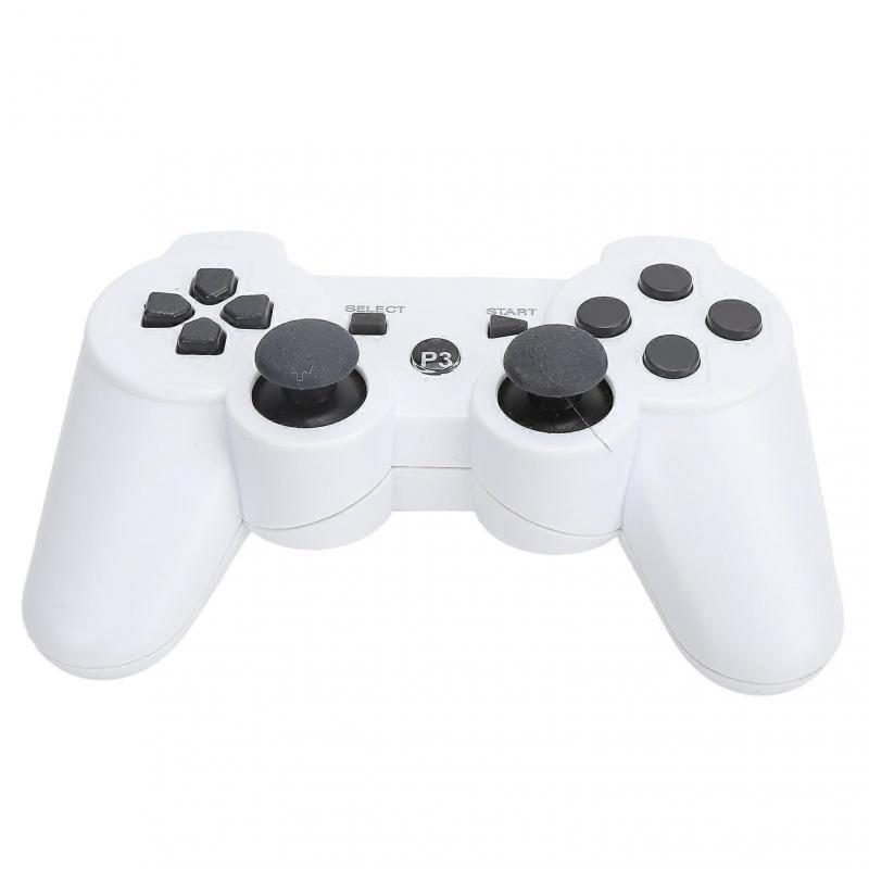 Wireless Game Controller Rechargeable Bluetooth Wireless Game Controller Remote Control for PS3 White