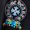 8708 CHROME HEARTS 2026 Summer New High Quality Cotton Round Neck Loose Large Size Men's and Women's T-shirt Couple T-shirt