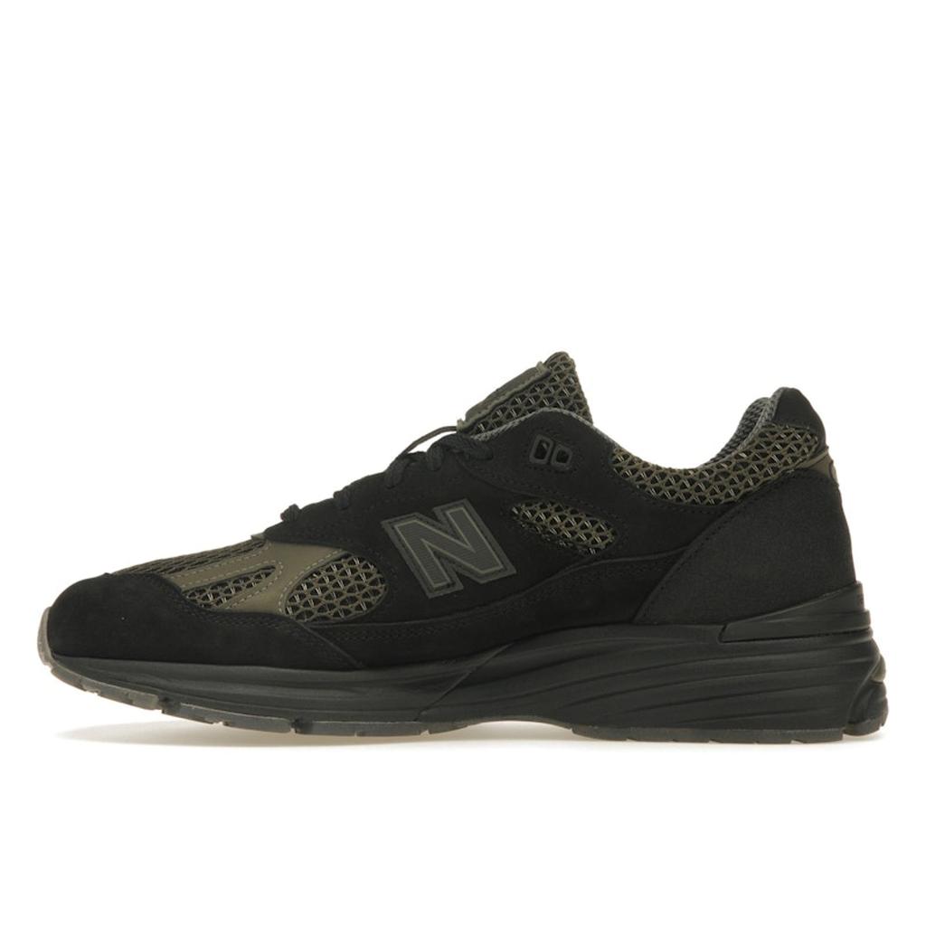 Stone Island x New Balance 991v2 Vyrobeno v Anglii Černé Unisex Tenisky Olivově-Noční Ocelově Šedé U991SD2