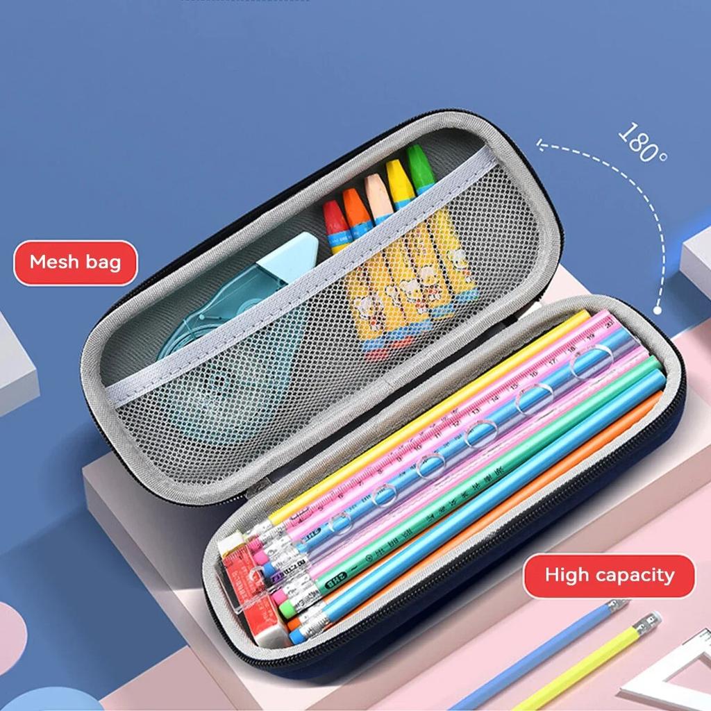 Cartoon 3D Pencil Case Kawaii Large Capacity Waterproof Pen Bag Stationery Storage Box for School Supplies