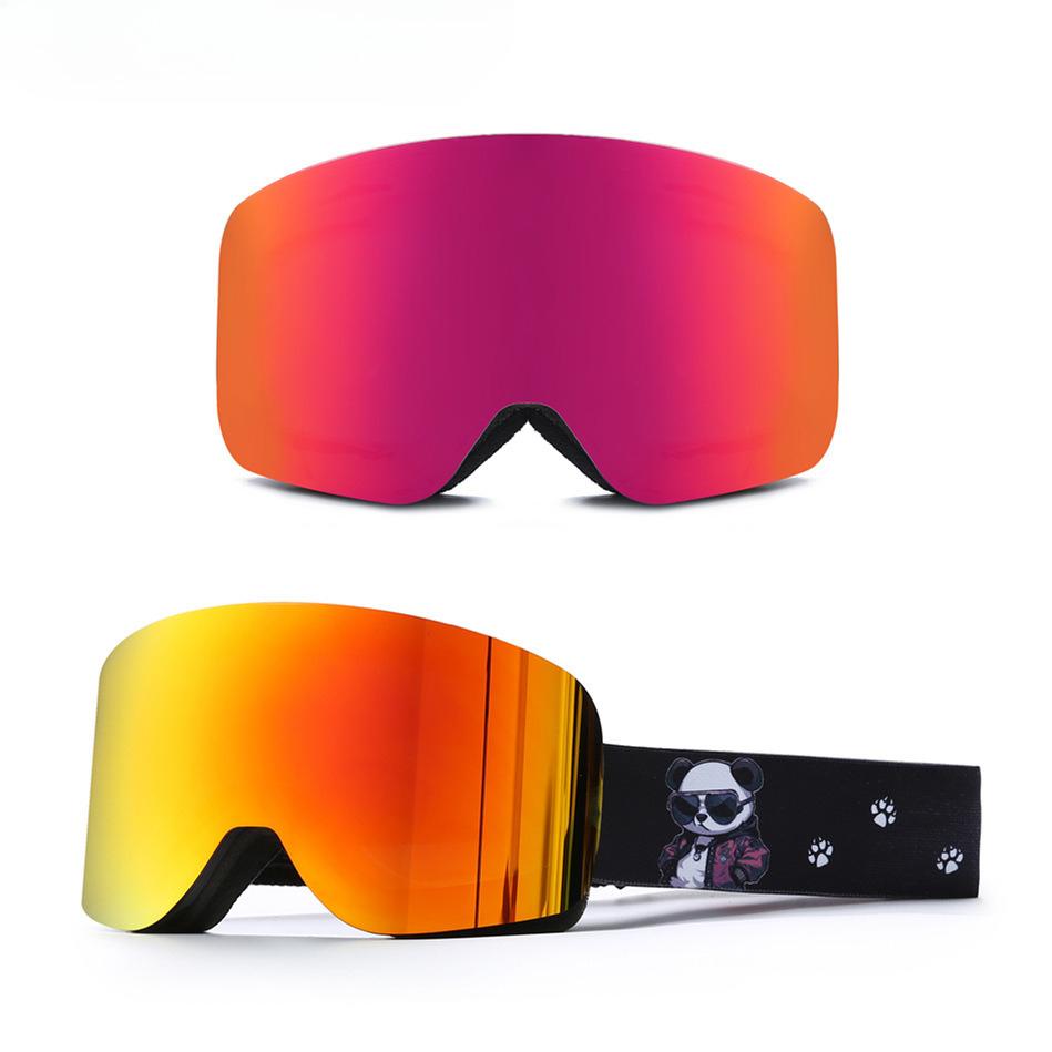 Skibrille Winter Schnee Snowboardbrille für Herren Damen Anti-Beschlag Ski Snowboard Brille für Erwachsene Anti-Beschlag UV400 Schutz Schneeskibrille