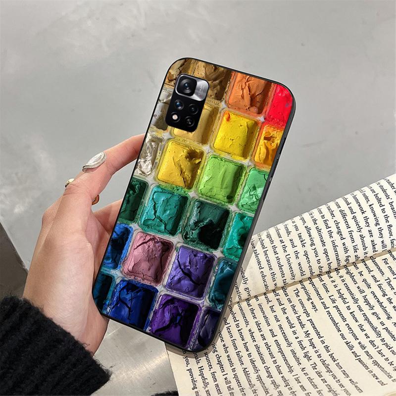 Farben Malkasten Auto casa Hülle Handyhülle Für Xiaomi Redmi note 14 ProPlus 14 13 12 11 10 Pro 14S 12S 11S Redmi 14C 13C