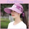 Sun Protection Wide Brim Sun Hat For Women With Foldable Design For Beach And Outdoor Travel