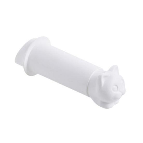 

Организация цилиндрической формы. Практичный мультяшный очаровательный держатель для рулонной бумаги без перфорации. Подставка для рулонной бумаги. белый