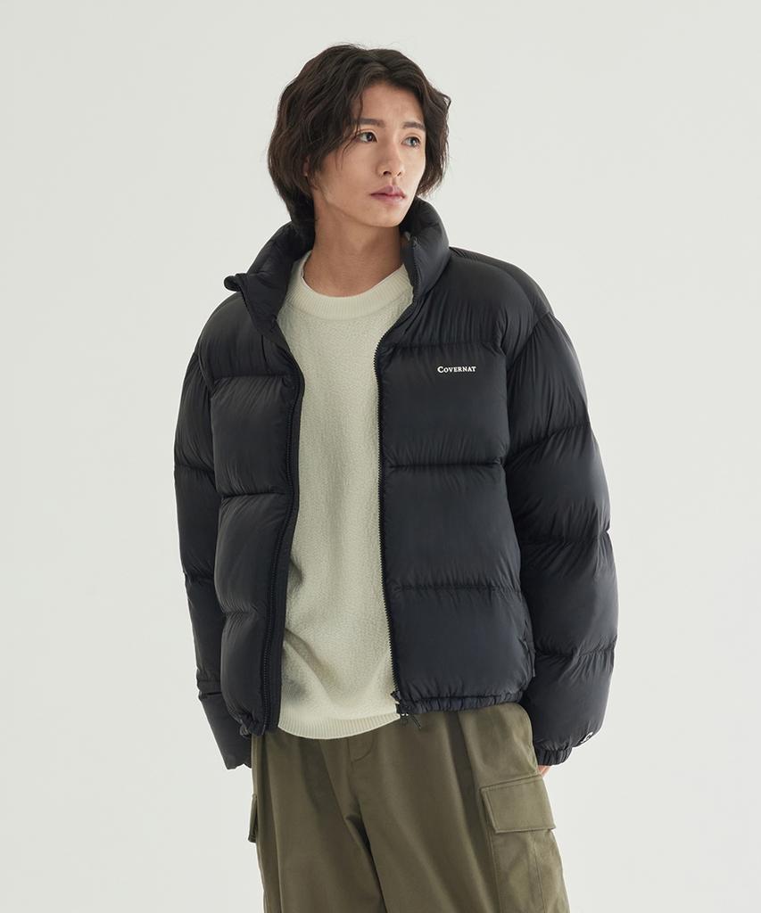COVERNAT Civic Sheer Ripstop Rds Short Puffer Black