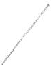 Bracciale in Argento Sterling 925 50+ nc per Donna e Uomo, Accessorio, Regalo, Fatto in Giappone, Chiusura a clip