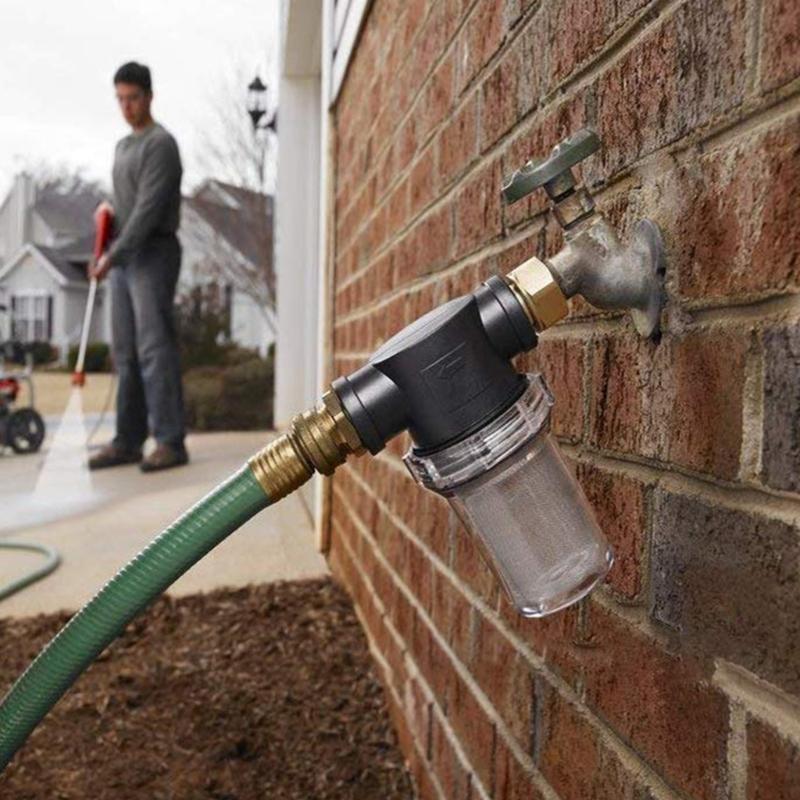 Sediment Filter Garden Hose Filter Protects Pressure Washer Part Filter Hose Washer Suitable for Garden Hose Repairing