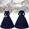 Simplicity Middle Ages Dress With Large Trumpet Sleeves Court Skirt Evening