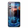 Tempered Glass Cases For Samsung M35 5G Case GalaxyM35 Painted Hard Back Fundas for Samsung Galaxy M35 5G Back Cover Protection