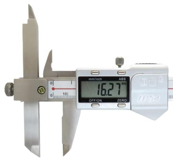 FregocS Digital Offset Jaw Multi-Function Caliper, 150mm, Step, Outside/Inside Measurement, Slide, Absolute/Relative Measurement, Millimeter/Inch,