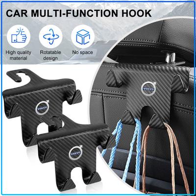 Car Seat Headrest Hook Universal Phone Holder Backseat Organizer For XC90 XC60 XC70 XC40 V90 V60 V40 C70 C30 S80