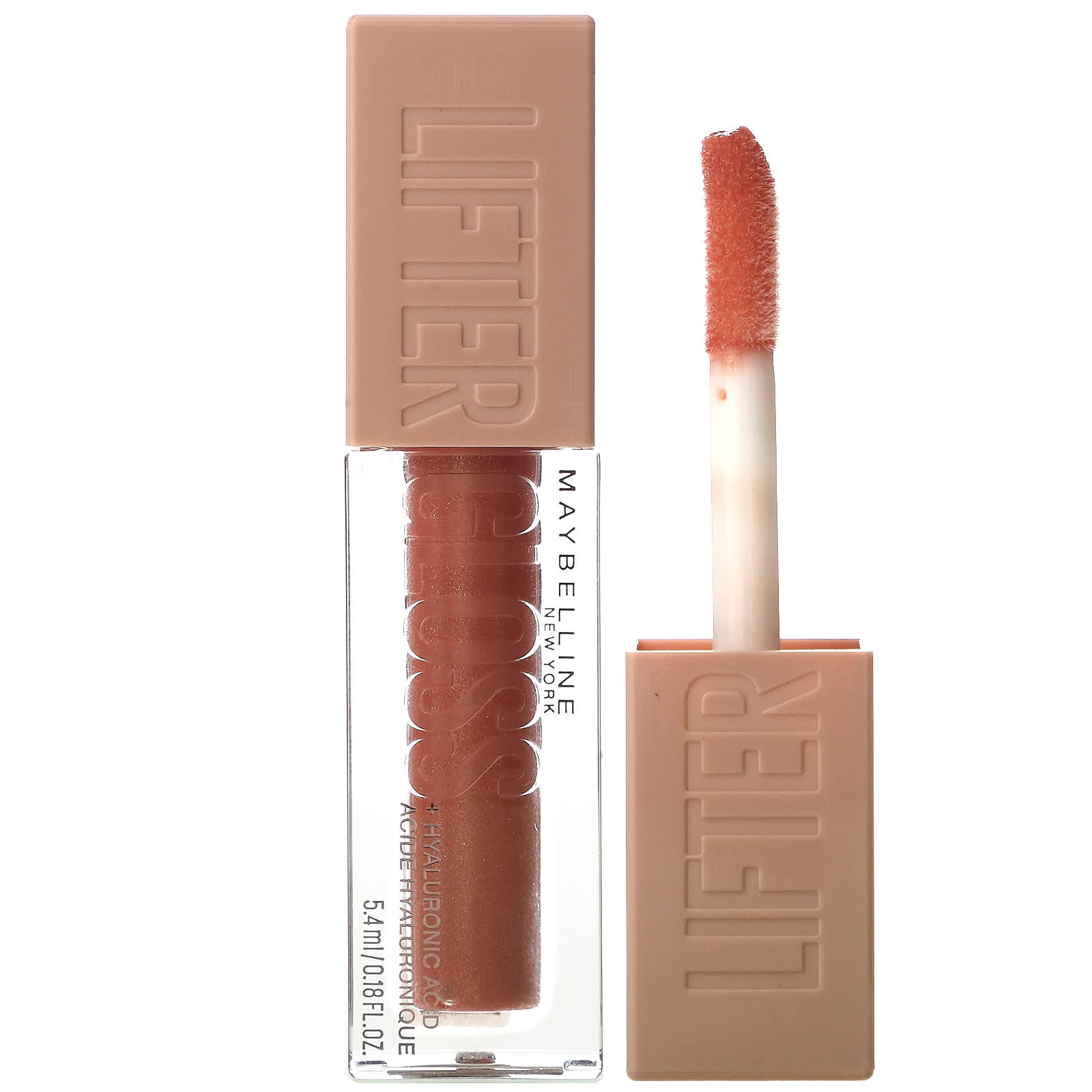Maybelline, Lifter Gloss с гиалуроновой кислотой, 009 Топаз, 0,18 жидких унций (5,4 мл)
