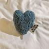 Trendy Fall Winter Faux Fur Heart Clip Strap - Crossbody Phone Chain, Universal for Cases, Neck/Side Lanyard, Cozy Cute