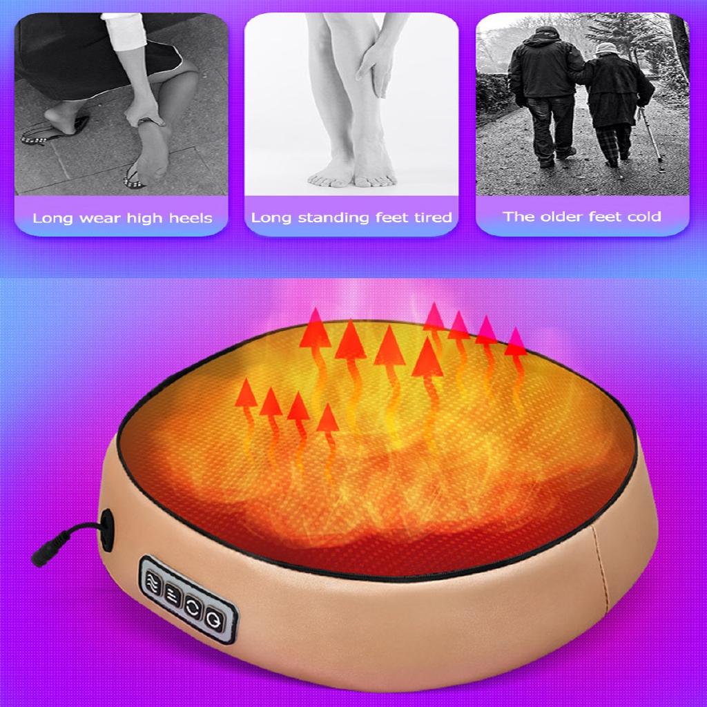 Multifunctional Electric Foot Deep Massager Kneading Heating  Car/Home New