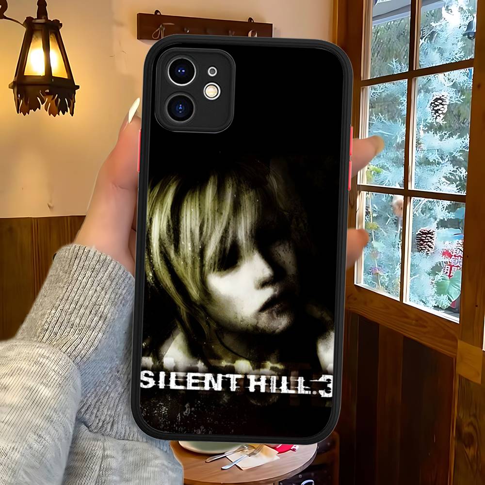 

Horror Games S-Silent H-Hill For Silicone Matte Phone Case For IPhone 16 Pro Max 15 14 13 12 11 X XS MAX iphone 16