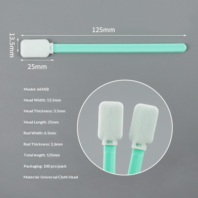 50/100Pcs Dust-free Cloth Swabs Cotton Swabs Inkjet Head Wipes And Screen Cleaning Sticks Cleaning Tool