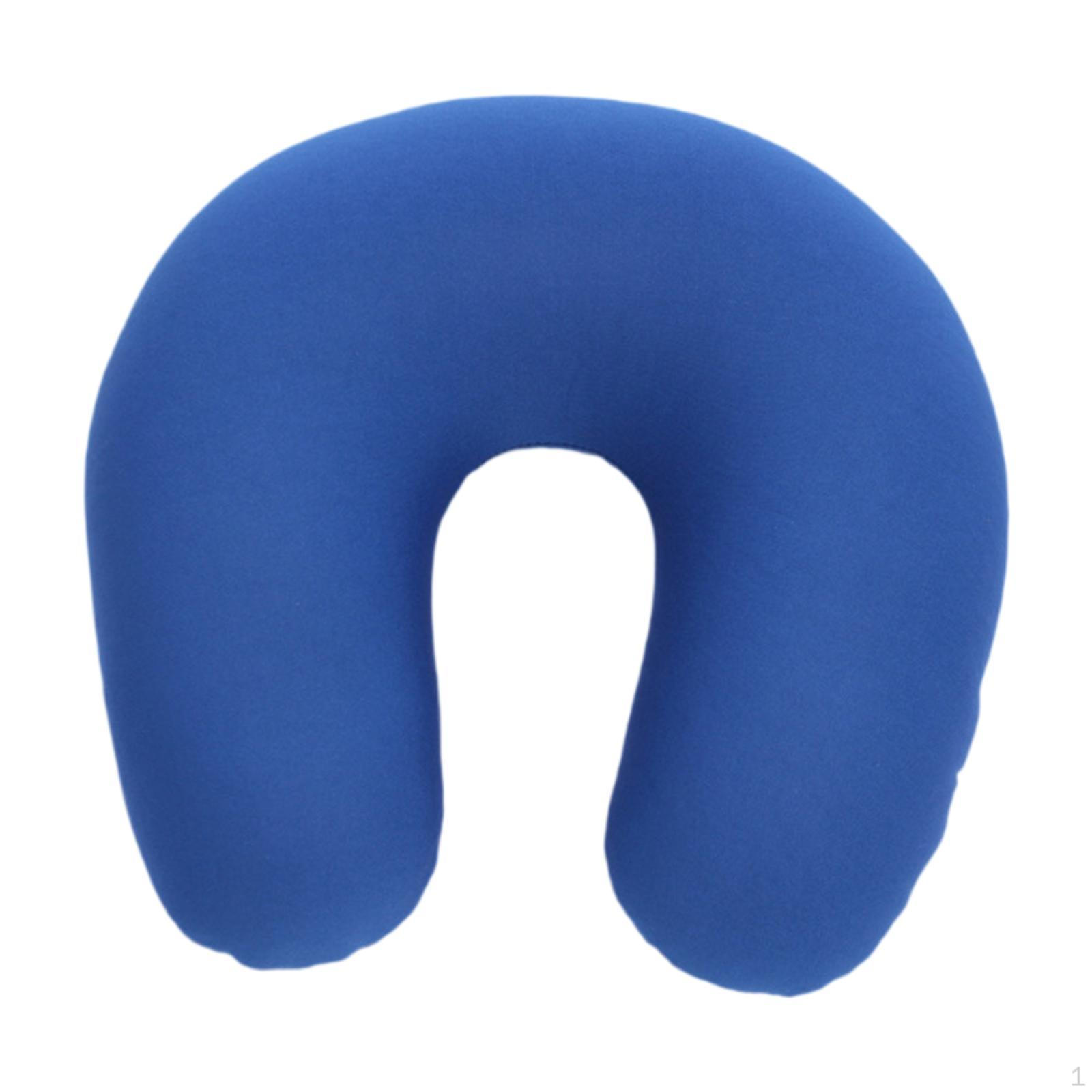 

Travel Pillow Airplane Pillows U Shape Comfortable Ergonomic Neck Support, for Sleeping синий