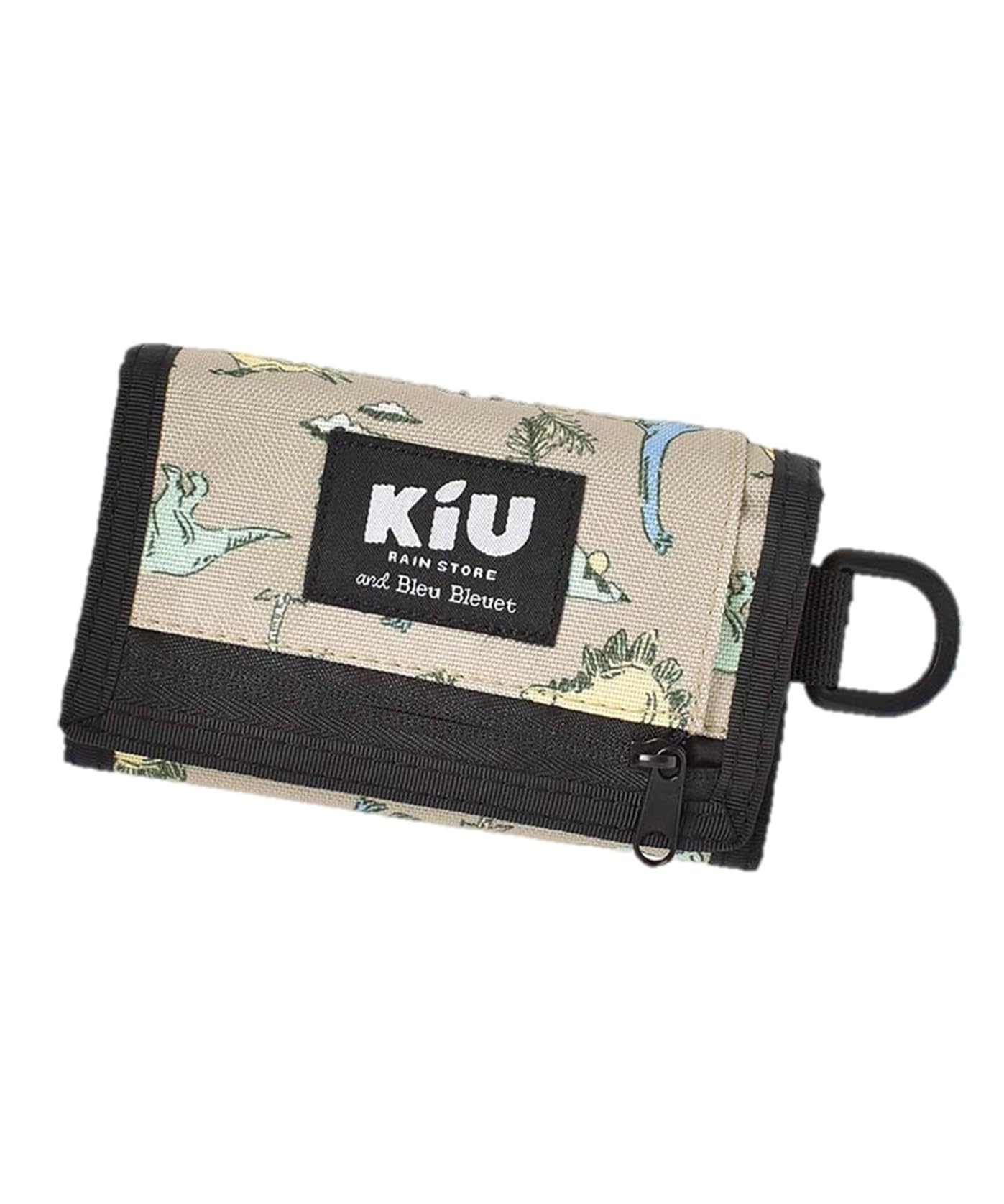

KiU and BleuBleuet KiU Water-Repellent Wallet, Tri-Fold, 600D Leather, Water-Repellent, Stain-Resistant, Durable (Dinosaur BE)