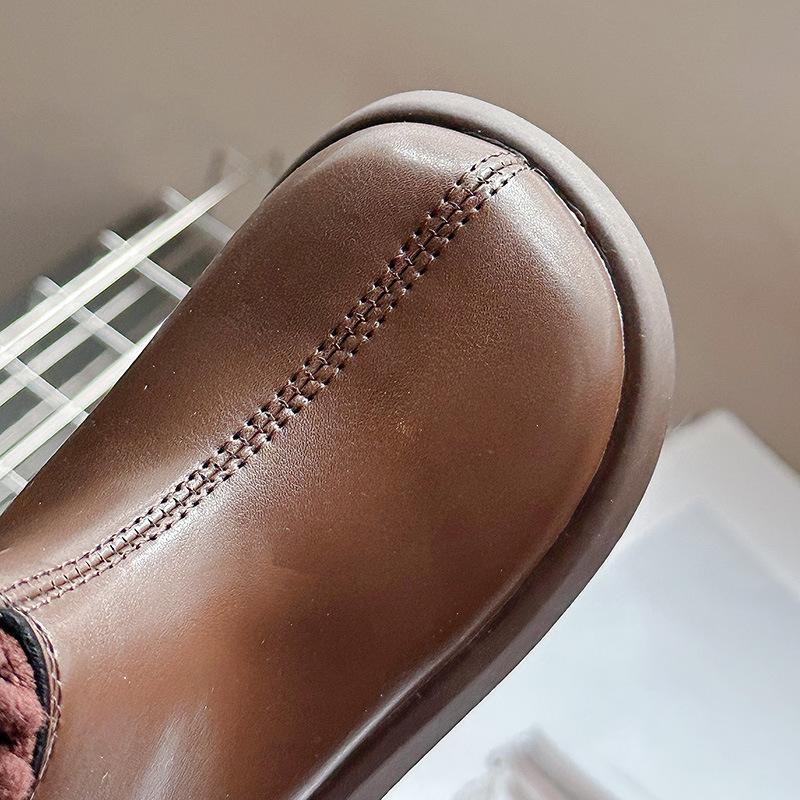 Autumn Girl Boots New Versatile Girl Shoe Fashion Casual Kid Shoes Princess Simple Anti Slip Leather Boot Retro Ankle Boot Botas