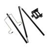 Light Stand with Stake Double Hook Lantern Hanger Adjustable Simple Installation Accs Camping Lantern Holder for Camping Picnic