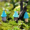 Mini Castle Small House Fairy Garden Miniatures Terrarium Figurines DIY Crafts Figure Moss Ornament Micro Landscape Decor