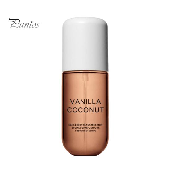 Духи с ароматом кокоса и ванили 50 мл, дезодорант для волос, спрей, стойкий ароматизатор для тела и волос, портативный парфюм с ароматом ванили и кожи, многоцелевой ароматизатор-спрей Vanilla