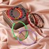 Stainless Steel Enamel Resin Bracelet Colorful Stainless Steel Bangle Bamboo Joint Bangle  Women