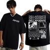 Rapper Dellafuente 2025 Tour T-Shirt Unisex Short Sleeve T-shirts  Round Neck Tee Streetwear Oversize Big Plus Size Men Clothing