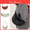 Stylish Streetwear Nylon Shoulder Bag Mini Canvas Handbag With Open Pocket Trendy Design