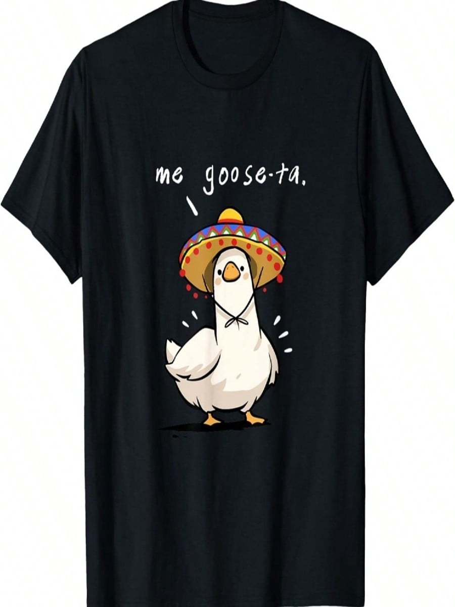 Me Goose-Ta Cinco De Mayo Funny Mexican Goose Art T-Shirt S разноцветный