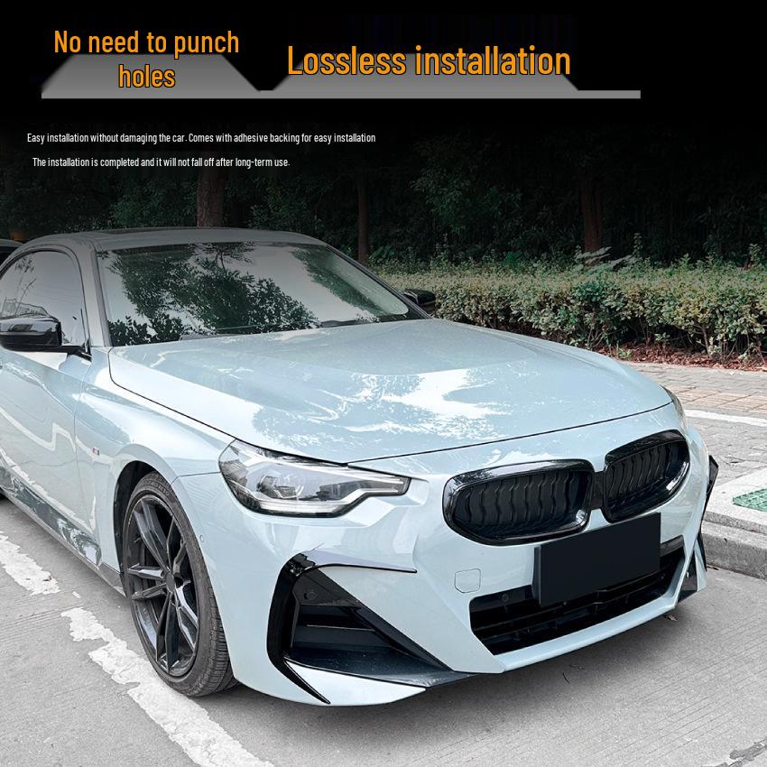 BMW 2 Series G42 M Sport 2022+ Front Air Dam Sticker Modification Accessory