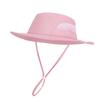 Children's Hat Summer Breathable Sunscreen Hat Solid Color Large Brim Bucket Hat Boys and Girls Outdoor Travel Sun Hat