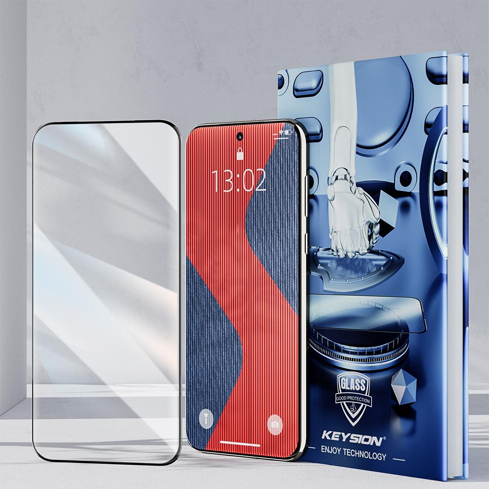 KEYSION Tempered Glass Full Cover for Xiaomi POCO M8 Pro 5G HD Clear Screen Protective Glass Film for POCO F8 Pro F8 Ultra