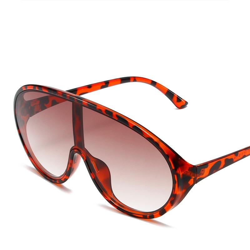 non-polarized Oversized Fashion Sun Glasses Women New Mirror Sports Goggle for Outdoor Cycling Trendy Stylish Brand Design Shades