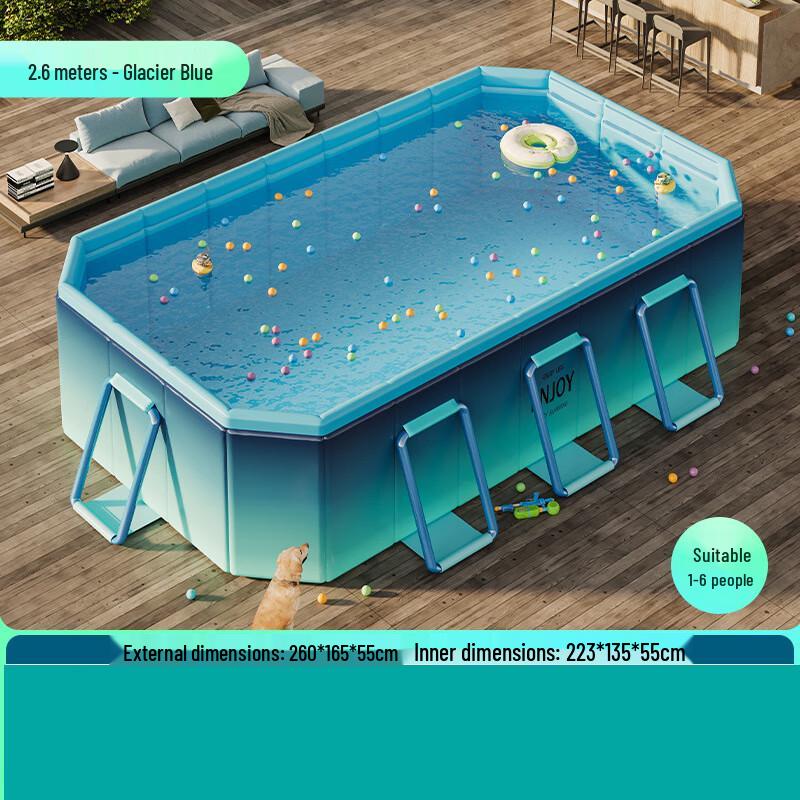 Black Scorpion Outdoor Folding Frame Pool