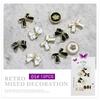 1 Bag Nail Decor Various Shape Non-Fading AB Coating Alloy Aurora Nail Art
