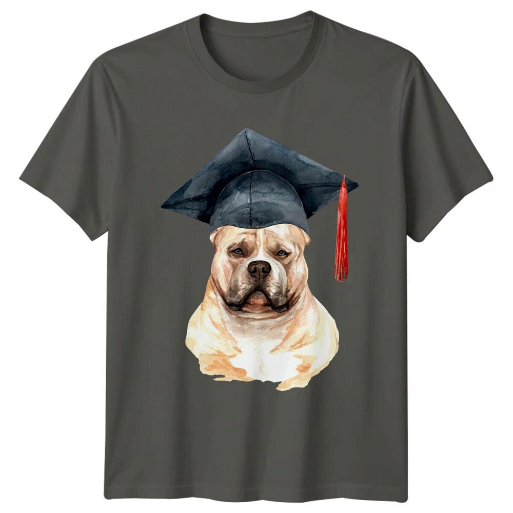 Bulldog Graduation Unisexs TShirt Dog Lover Funny Graduate Tee