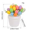 Easter 12cm egg potted creative spotted egg pot outdoor courtyard Easter decorations in stock.