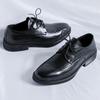 Business Casual Men's Shoes  Fashion Man Versatile Shoes Lace Up Men Casual Comfortable Wedding Party Minimalism Office Footwear