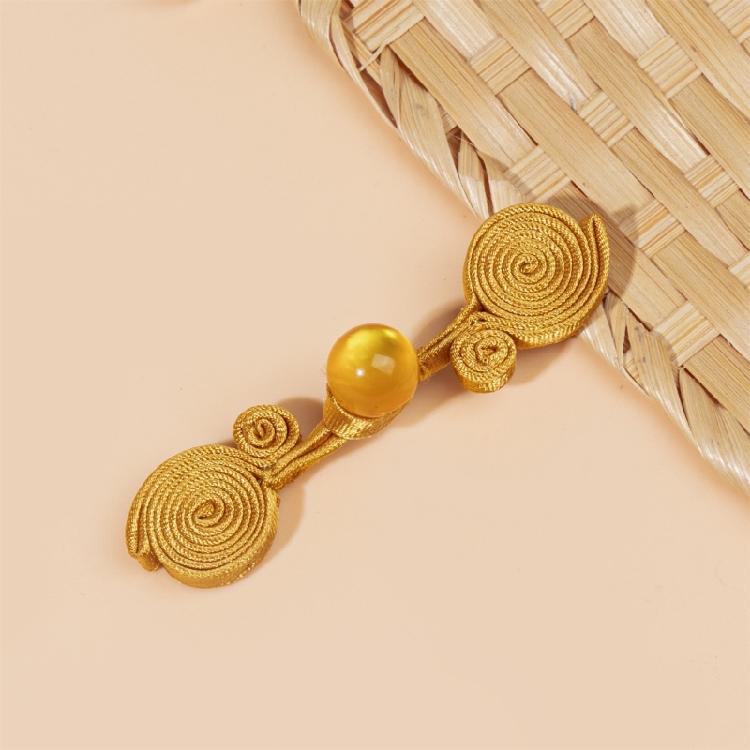 Elegant Jades Beads Buttons Handmade Chinese Closure Buttons Trendy Buttons for Enhancing Chinese Dresses