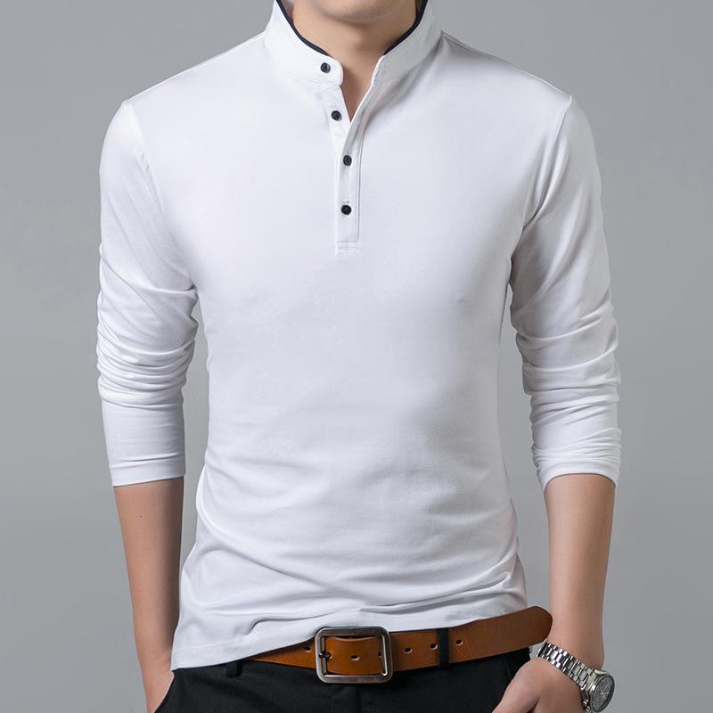 Men's Cotton Long Sleeve Trendy T-shirt Base Layer