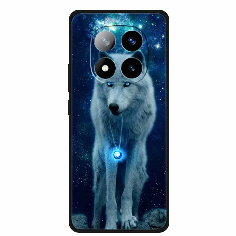 For Xiaomi Redmi Note 14 Pro 5G Case Note14 Pro Plus+ Cartoon Soft TPU Silicone Wolf Lion Cover for Redmi Note 14 Pro Case Coque