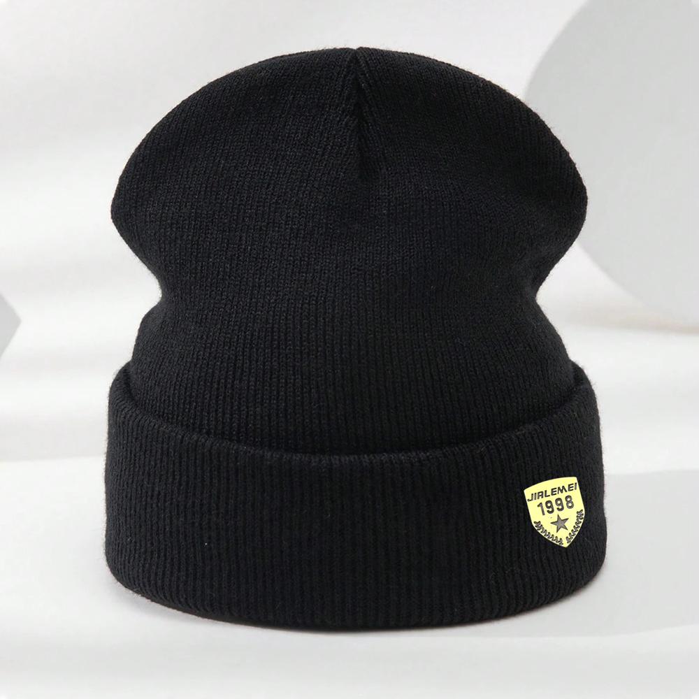 1pc Men's Outdoor Casual Beanie Hat,Warm Windproof Elasticity Head Cap,Suitable for Skiing and Outdoor Activities Winter Outfit