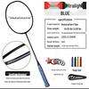 Racchetta da Badminton Chishengdi VT-ZF5U 72g Multicolore Offensiva - Full Carbon, Finitura Opaca, Incordata, Super Leggera per Allenamento