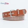 New Square Bead Rivet Belt Metal Pyramid Belt Men and Women Punk Hardware Jeans Belt Y2K Belt Designer Belt Women's Belts