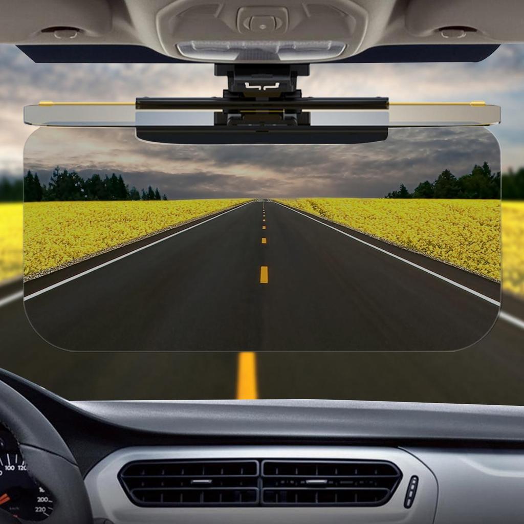 Sun Visor For Car Car Sun Visor Extension Sunshade Goggles Shield Mirror For Safe Driving Day And Night Windshield Suv Truck