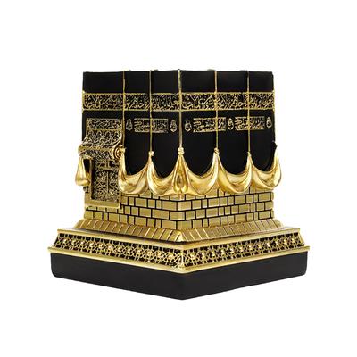 Islamic Kaba Replice Model Home Table Ornament Figurine Art Decor Crafts for Office Fireplace Shelf Party Bedroom Living Room