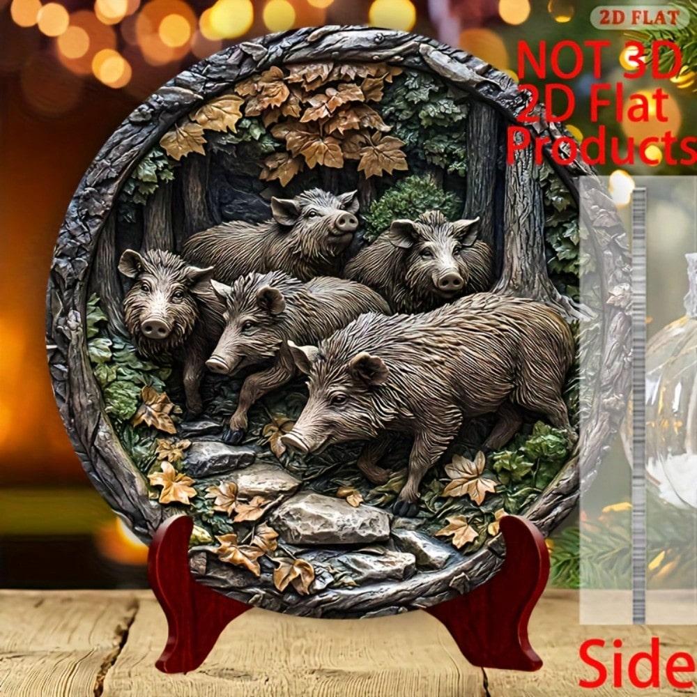 Flat 2D Metal Sign, Hanging Wall Decor Ornament