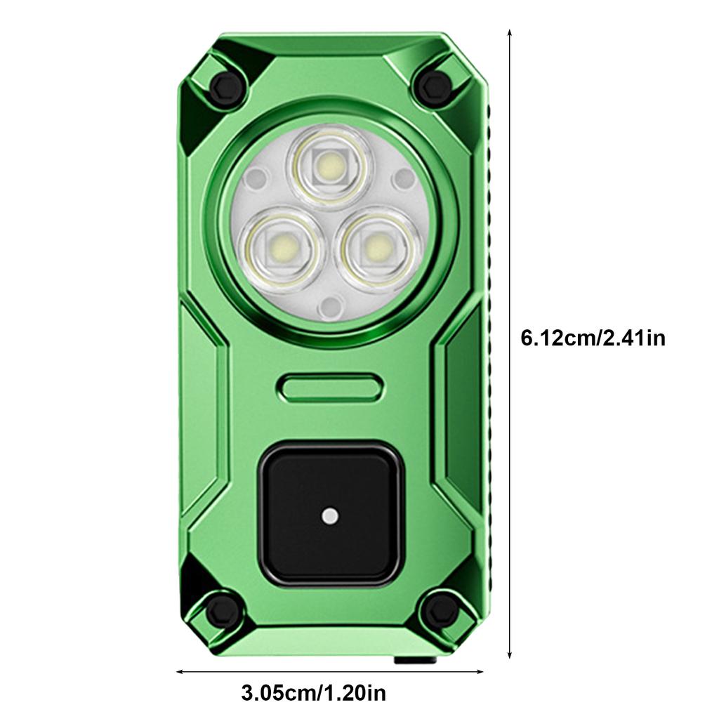 Hands-Free Running Lights 1200mAh Rechargeable Portable Magnetic Small Pocket Light for Emergency Outdoor Camping Walking Dog